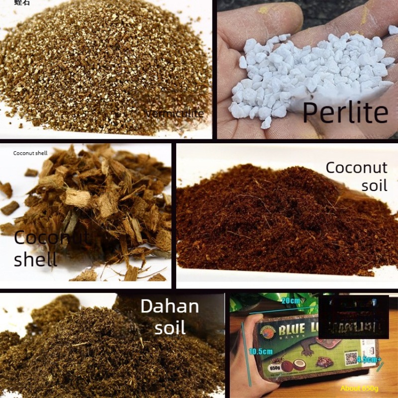 Substrate Coconut Fiber - 코코넛 토양 블록, 파충류 사육용 배지,