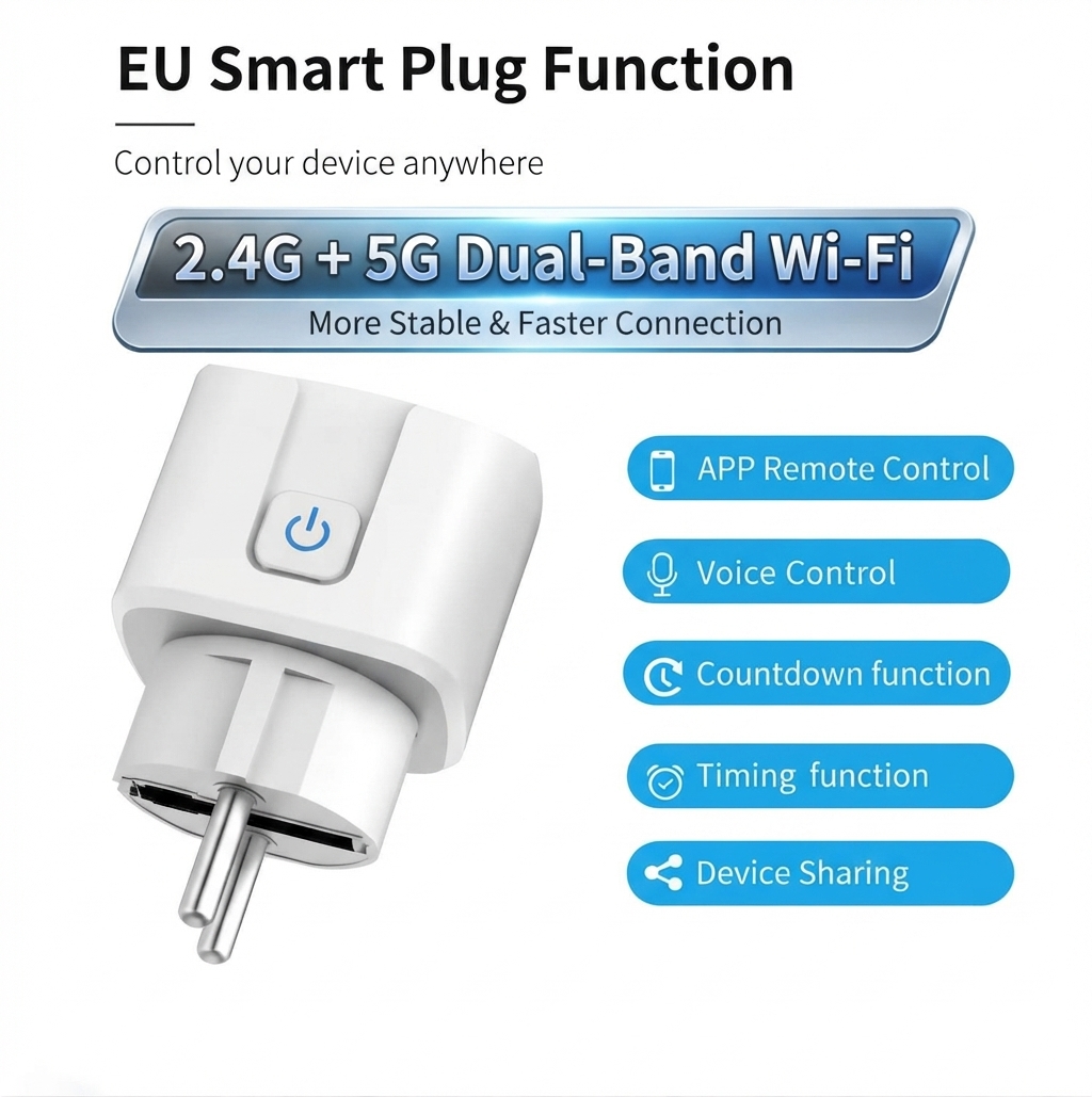 투야(Tuya) Wi-Fi 듀얼 밴드 2.4GHz &  - Timer Dual Outlet 리뷰 및 가격